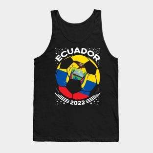 Ecuador Flag Soccer Football Team Tank Top